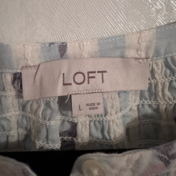 Loft striped peasant blouse - Picture 3 of 3